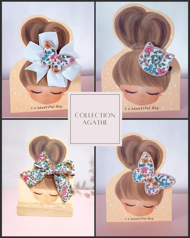 Pince/barette cheveux Liberty "Collection Agathe"