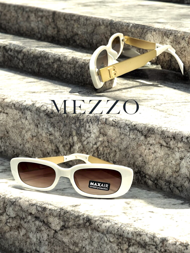 Sunglasses ~Limited Edition- White & Gold Power~