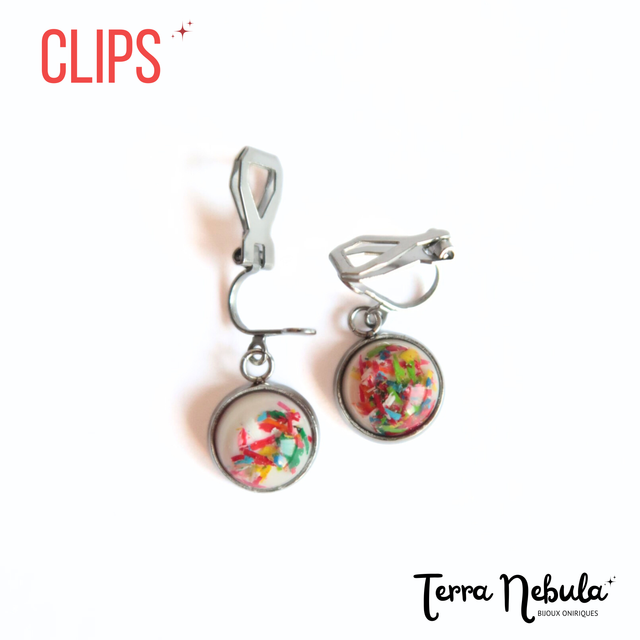 Boucles d&#039;oreilles P&#039;tits Clips Créative | BO031