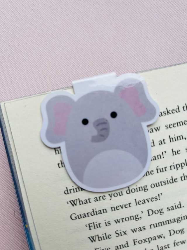 ‘Elephant’ Squish magnetic bookmark