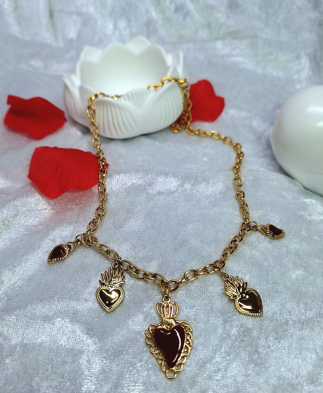 Elyne-Collier"Cœurs Sacrés"