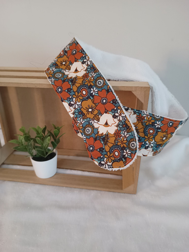 Bandeau de soin "automne fleuri"