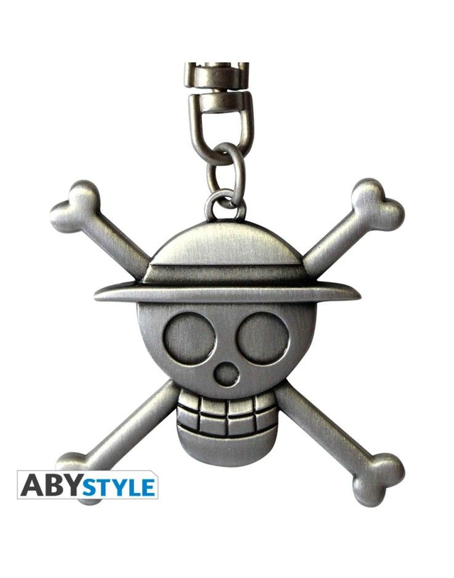 One Piece: Luffy Skull Keychain