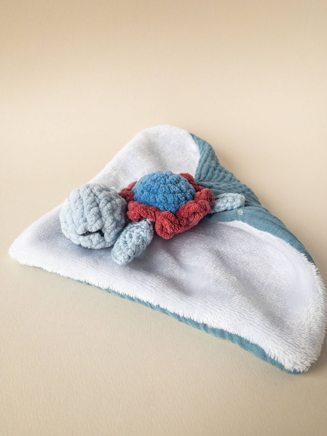 Doudou tissu - TORTUE 