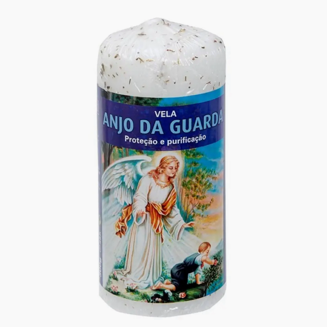 Bougie de prière Ange Gardien (Protection des enfants)
