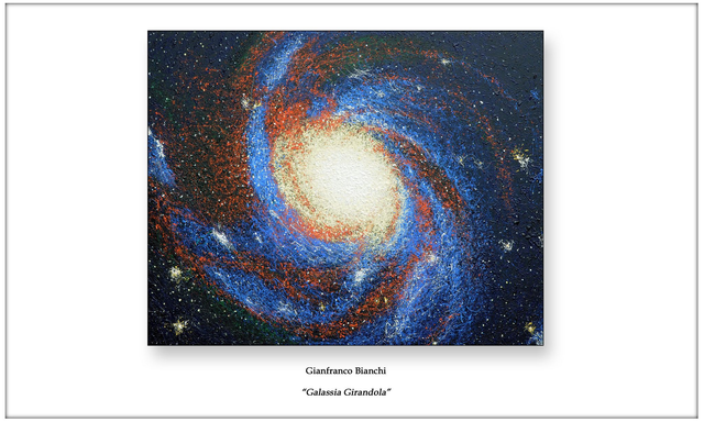 Litografia "Galassia Girandola"