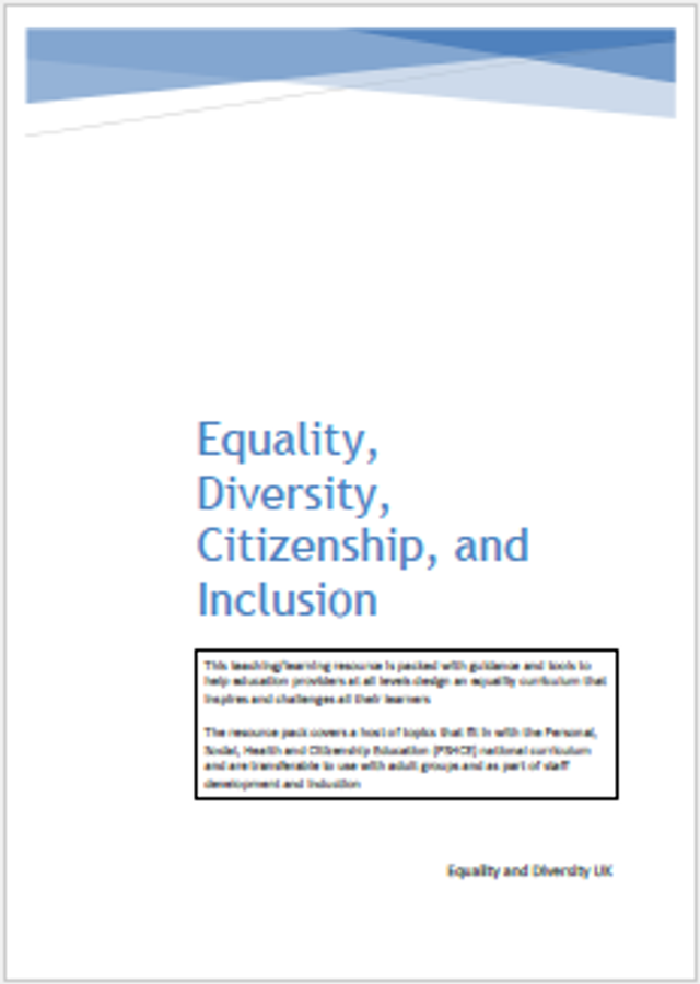 Equality, Diversity, Citizenship &amp; Inclusion