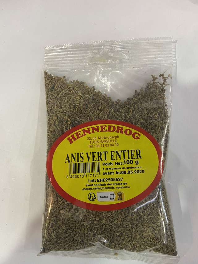ANIS VERT ENTIRE 100g - HENN