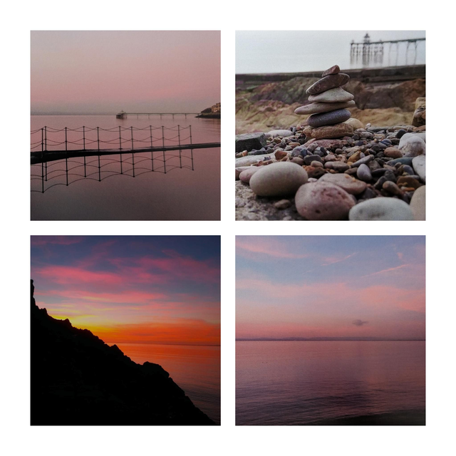 Clevedon Marine Lake &amp; Pier Cards (pack of 4)