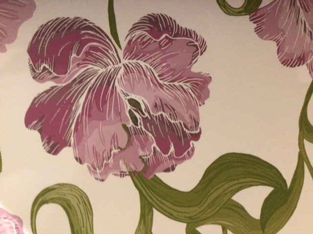 Gift Wrap Rewrapped Pink Flowers