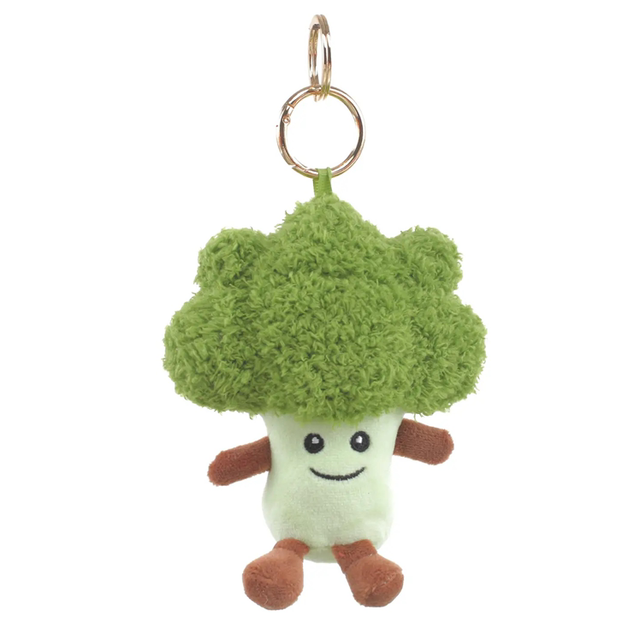 Plush Broccoli Bag Charm/Key Ring