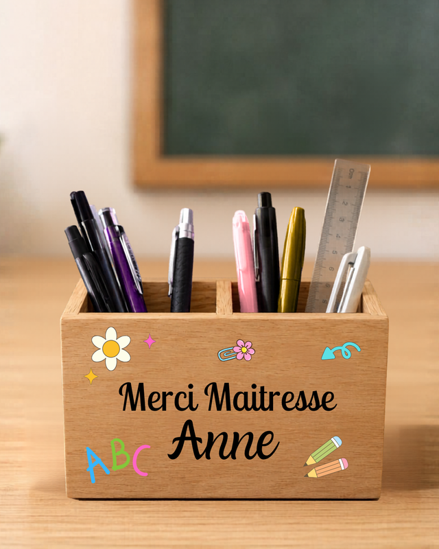 Pot crayon maîtresse