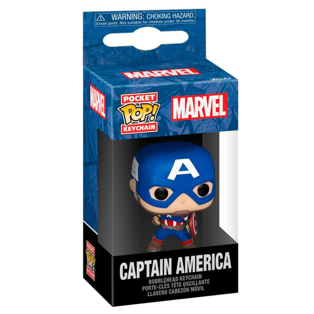 Captain America - Marvel Classics - Pocket Pop Keychain 🇺🇸✨