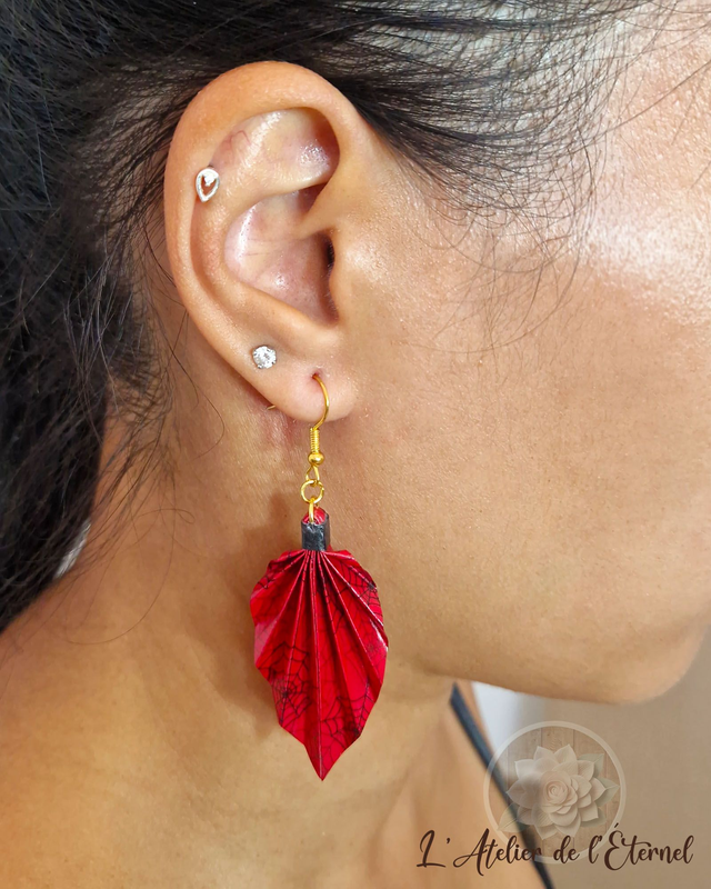 Boucles d'oreilles Leaf Halloween