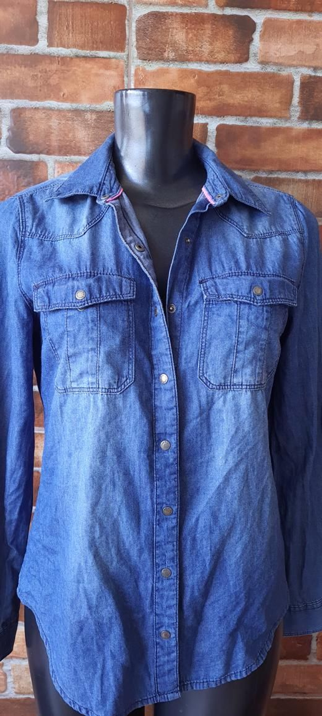 Blusa Jeans Fem. T/p