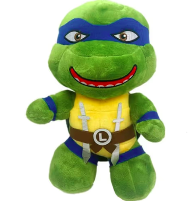 Ninja Turtles grote knuffel Leonardo (25cm)