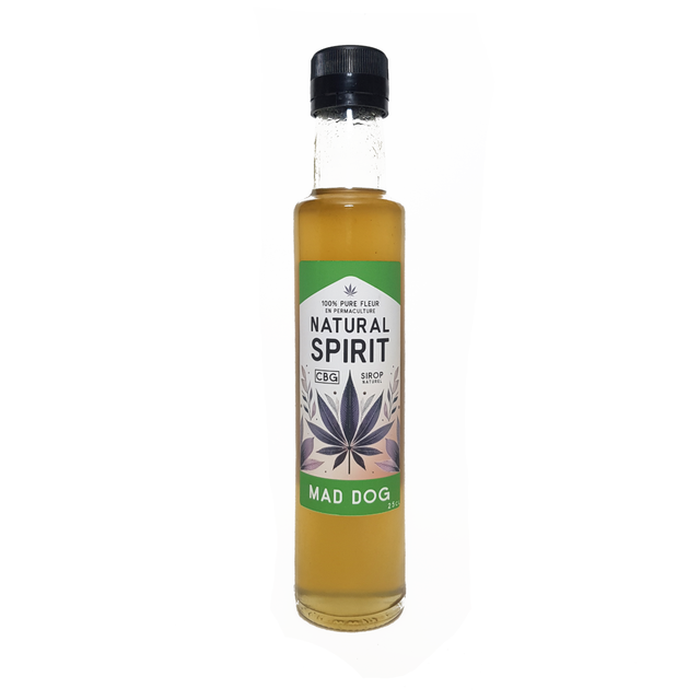 Sirop de fleur de MAD DOG CBG 25cl