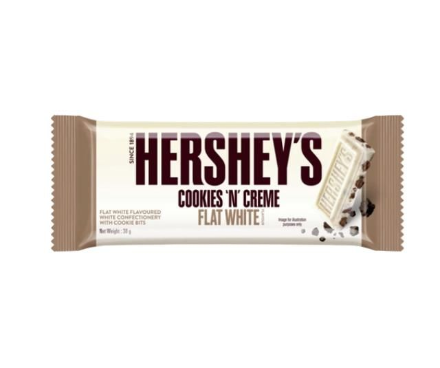 Bonfect Hershey’s Cookies ‘n’ Creme Flat White 38g