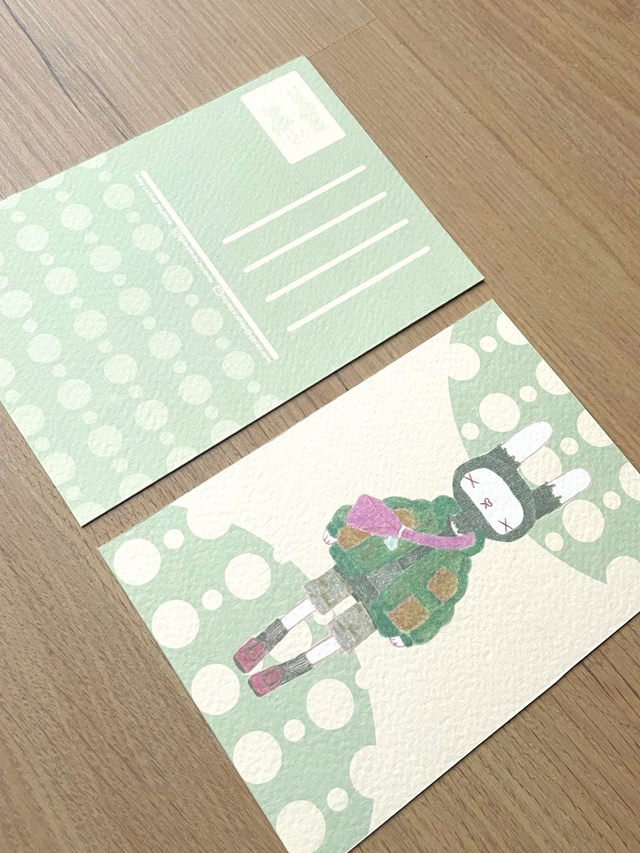 'Jean-Mymou' postcard