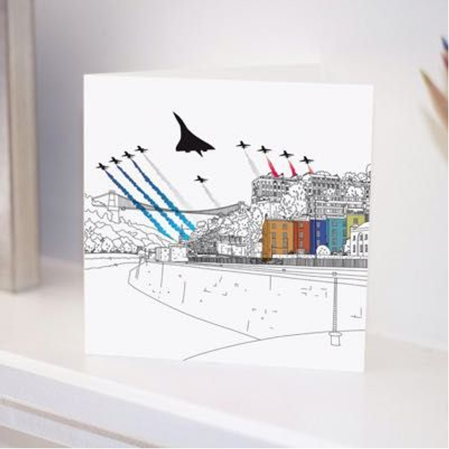 Cards (landmarks) – Concorde Over Bristol