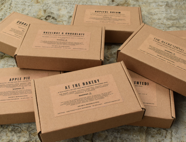 "CUBAN TOBACCO" tealights (6pcs)