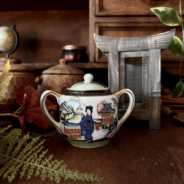 Bougie Souffle de Kyoto - Sucrier porcelaine japonaise