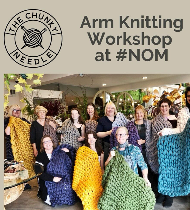 Arm Knitting with The Chunky Needle