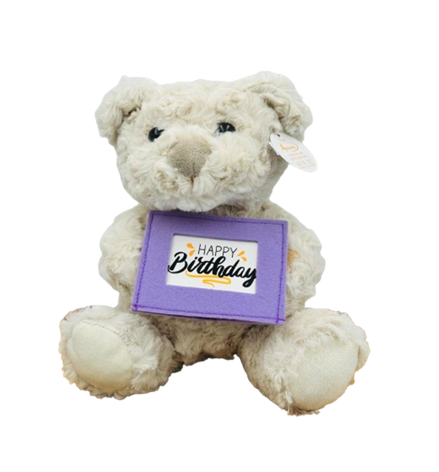 3. Teddy Bear - Purple Frame
