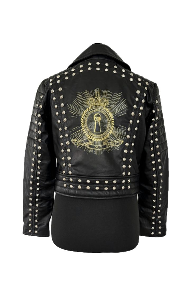 SOLD OUT - Fall Out Boy Cropped Leather Jacket