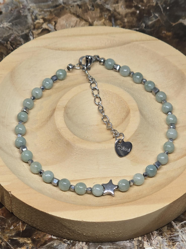 Bracelet Jade de Birmanie 0,4 cm 