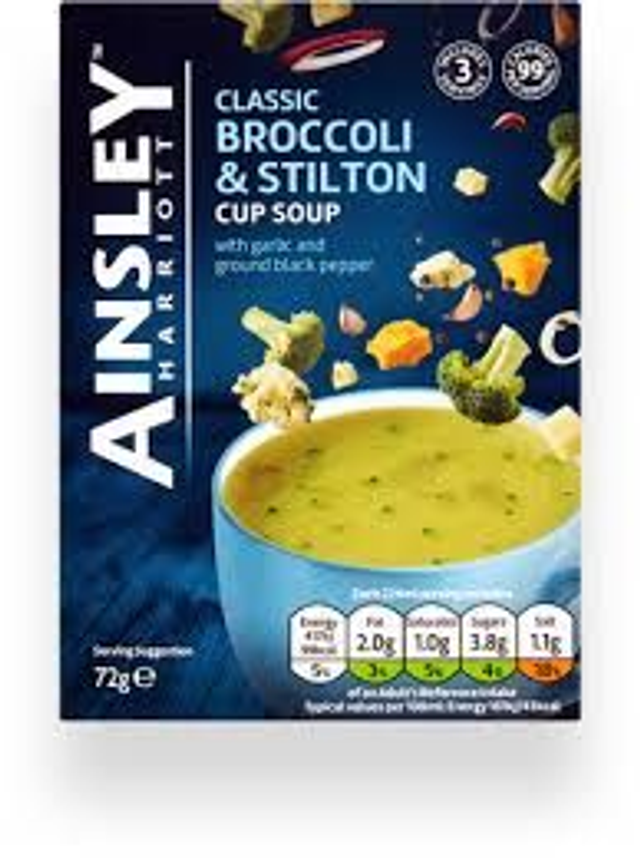 Ainsley Harriott Classic Broccoli &amp; Stilton Cup Soup