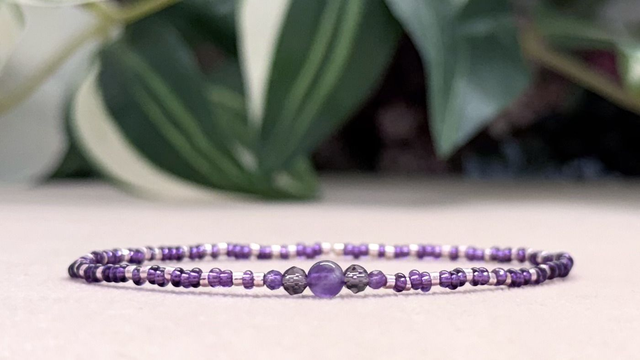 Bracelet | Améthyste - Trio 1