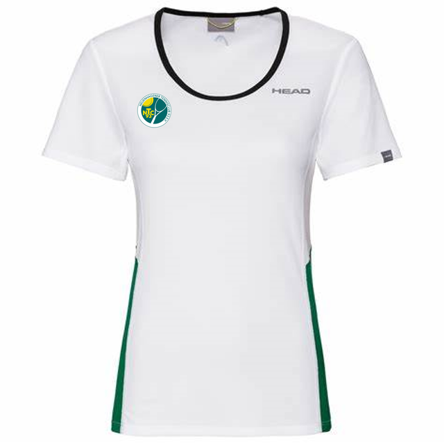 HEAD Club T-Shirt Women/Girls grün/weiß