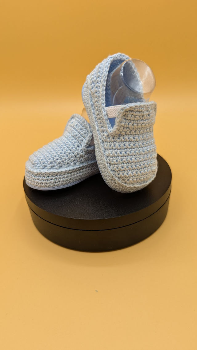 Chaussure Bébé bleu pastel
