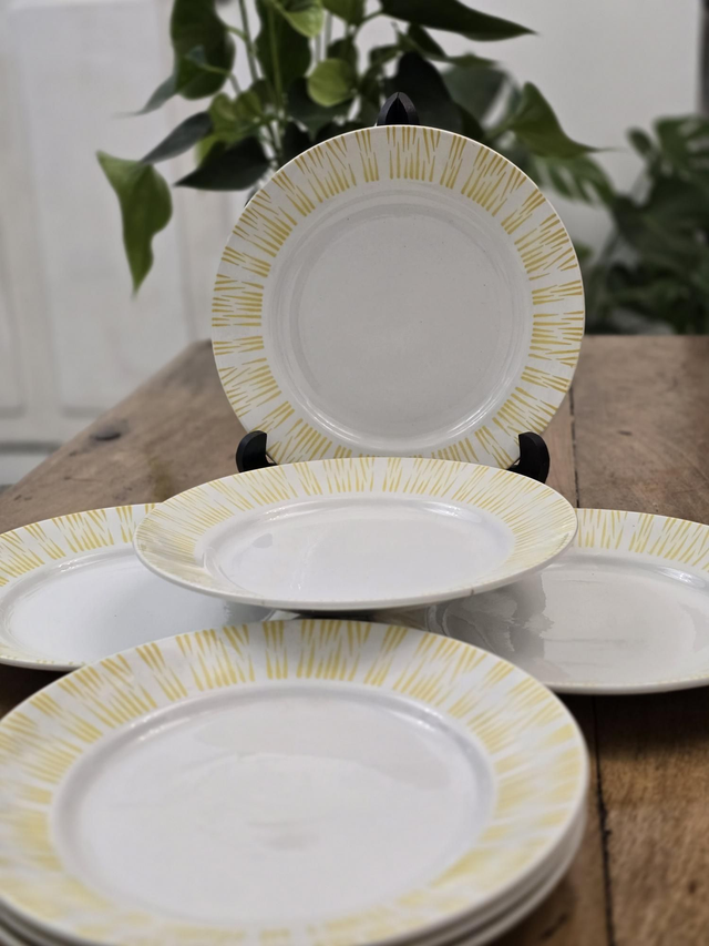 Assiettes plates Badonviller 