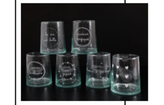 Verres beldi grand modèle 