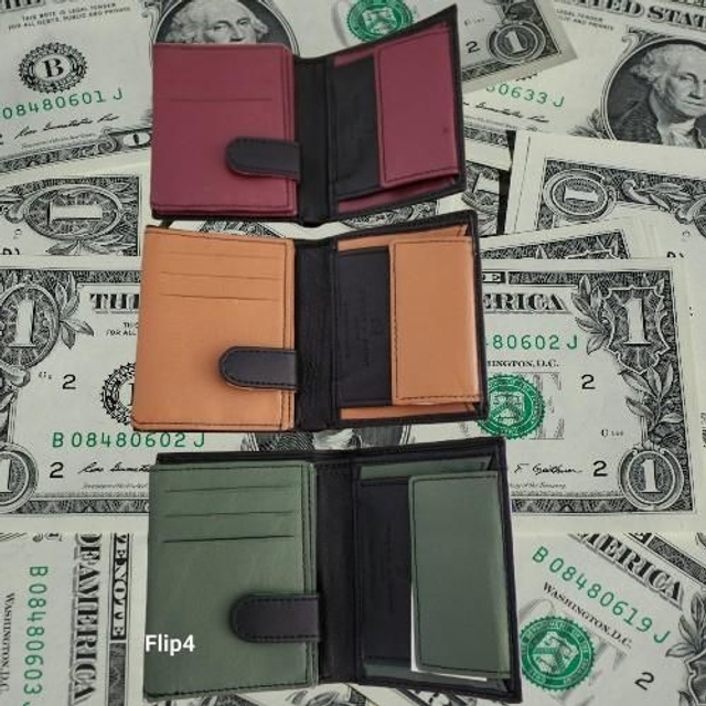 Portefeuille en cuir