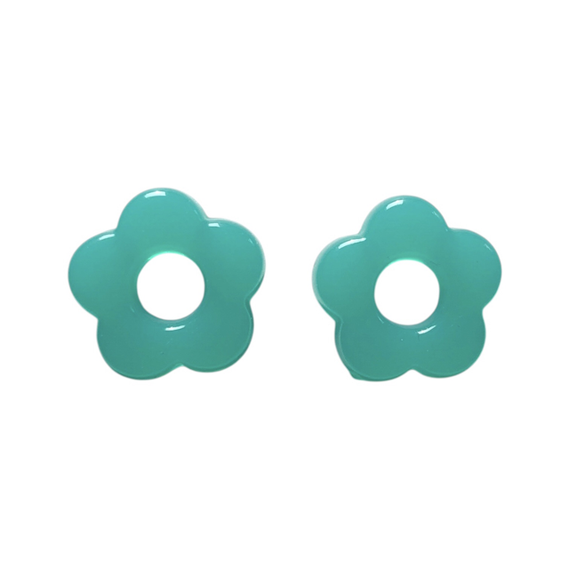 Fleurs en résine acrylique pour boucles d'oreilles fleurs personnalisable