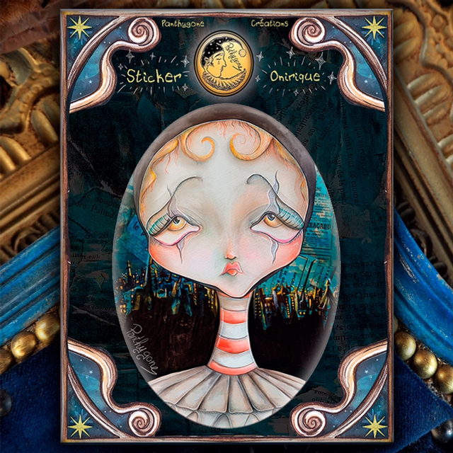 Nuit illuminée - Sticker