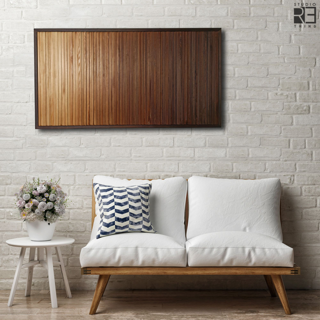 Z archiwum - Nowoczesna Dekoracja Ścienna- Drewniana Mozaika 3d