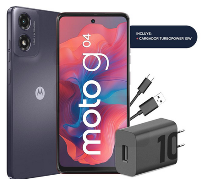 Smartphone Moto G04 128GB/4GB Negro Liberado