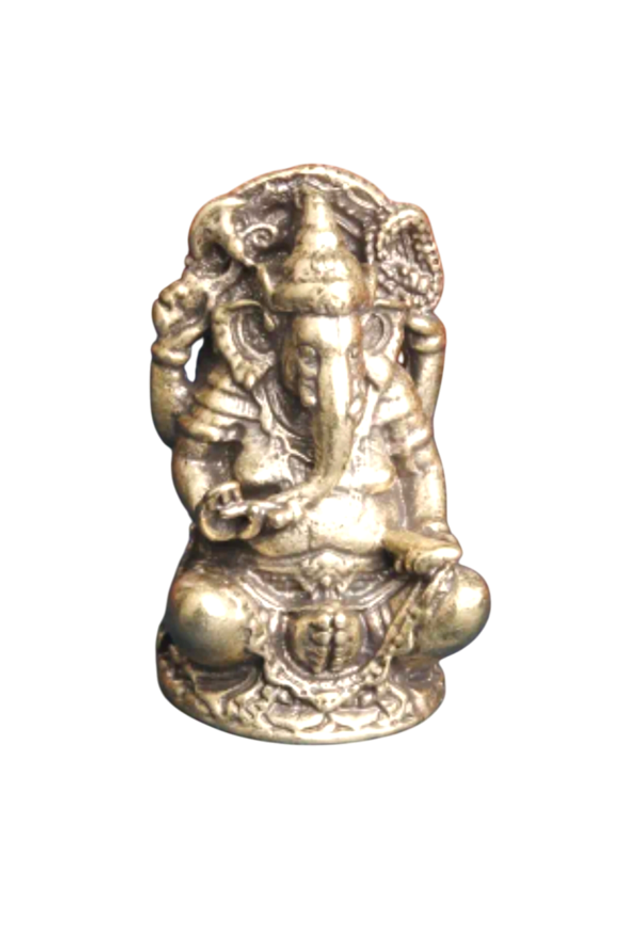 Messing Glückselefant Ganesha