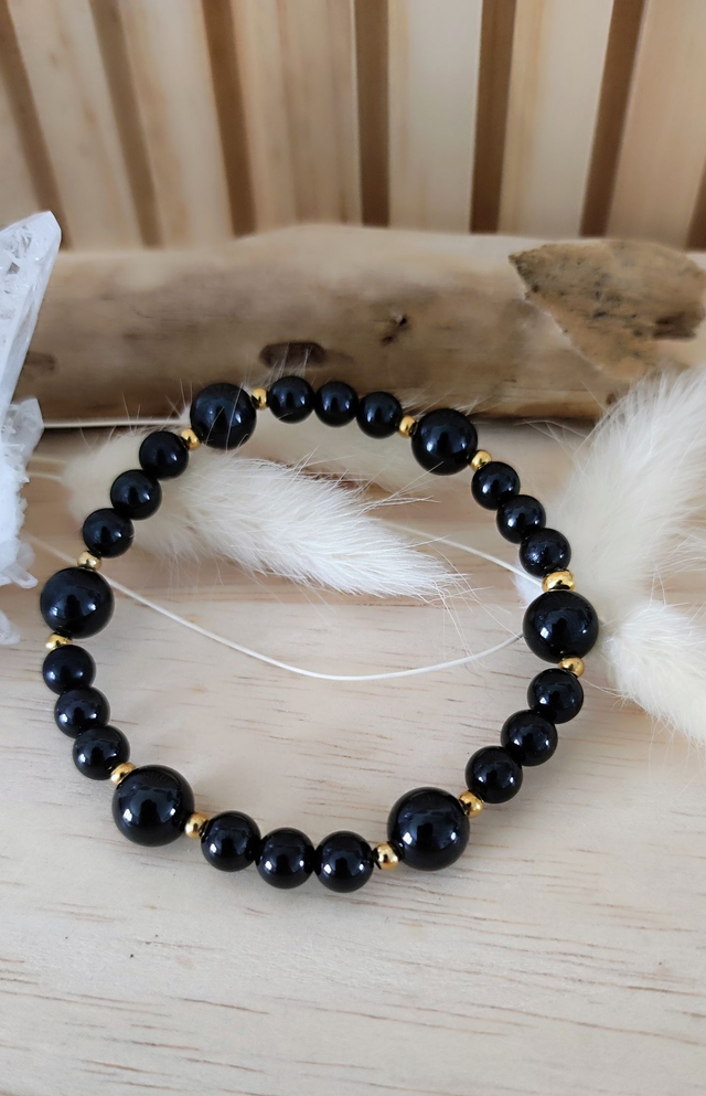 Bracelet Spinelle "Attitude Optimiste et Puissante Protection"