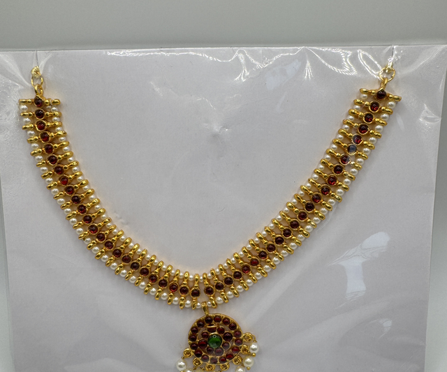 Bharatanatyam Shirt necklace 