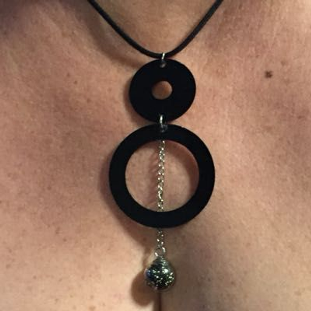 Collier Double Vinyle