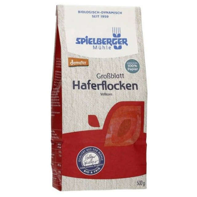 Spielberger Haferflocken Großblatt 500g Packung