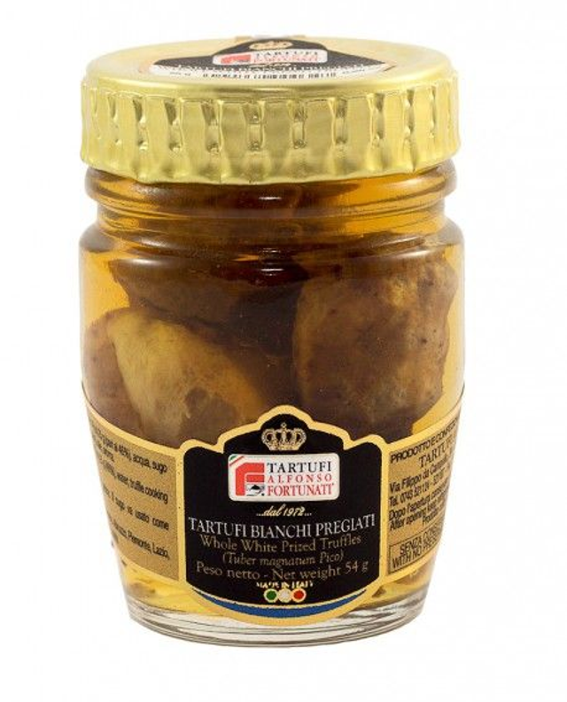 TARTUFO BIANCO PREGIATO INTERO (EXTRA) 25 G, IN VASETTO DI VETRO - TARTUFI ALFONSO FORTUNATI