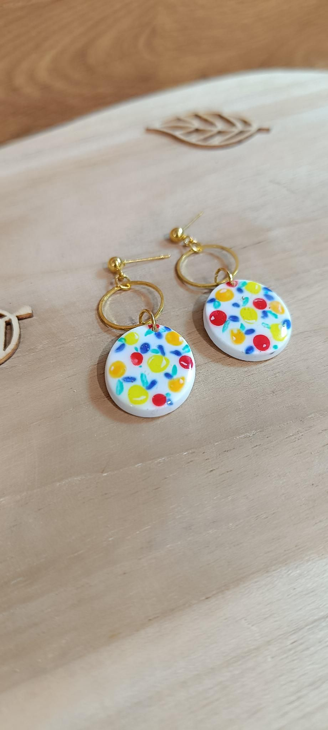 Boucles d&#039;oreilles - Petit fruits 