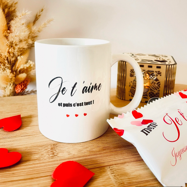 Mug personnalisé thème amour 