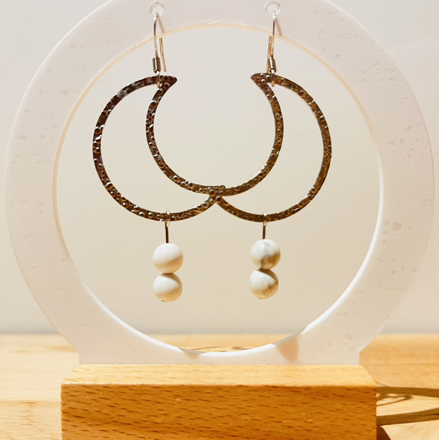 Moon Howlite - Pièce Unique 